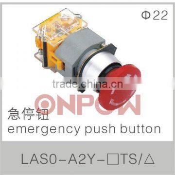 round emergency push button switch LAS0-A(emergency push button,emergency stop push button switch)
