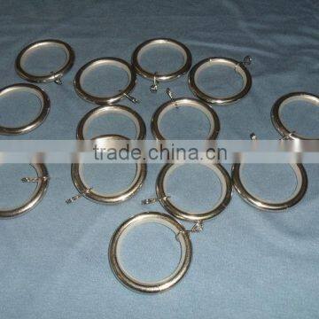 40MM NYLON INSERT CHROME CURTAIN POLE RINGS