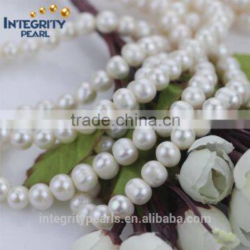 8mm AA grade potato commercial quality natural white pearl strand