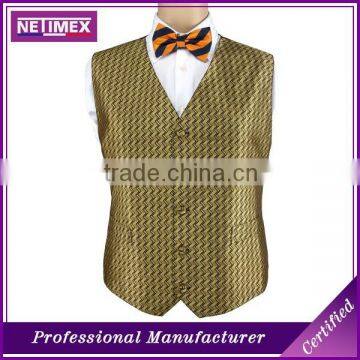 Silk Woven Fashion Man Waistcoat/Vest OEM Available /Silk Waistcoat