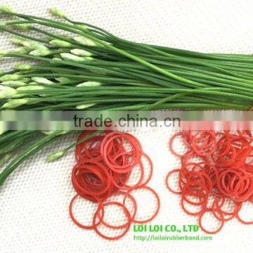 Elastic Colorful Professional Manufacturer RED Wide Rubber Band / 100% Natural Rubber From Vietnam photo-4