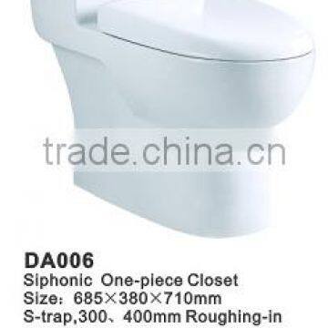 Chaozhou Bathroom Siphonic Lavatory One Piece Toilet DA006 photo-3