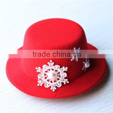 MYLOVE christmas craft christmas hat accessory 5" felt hat XMAS-04