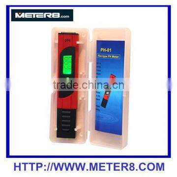 PH-01A Digital Pen Type PH Meter, Back Light PH Meter