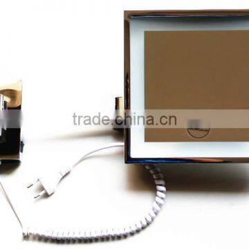 led cosmetic mirror one side five star hotel chrome plated