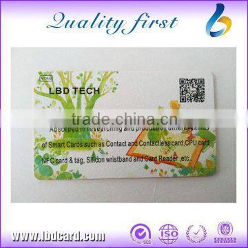LBD CR80 30Mil White PVC With 2 Track Hico Magstrip and Chip photo-5