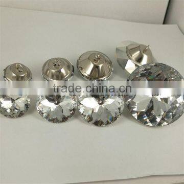 Factory Supply superior quality metal rhinestone button directly sale