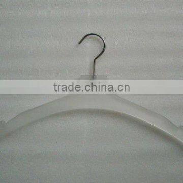 frosted acrylic hanger, coat hanger, clothes hanger