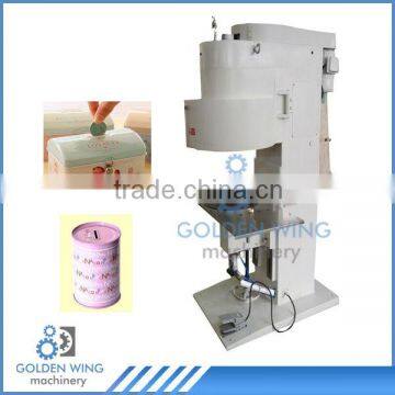 Semi-automatic Pneumatic Seamer Sealing Machine for Coin Saving Box/Piggy Bank Tin Can Making Machine