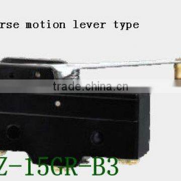 reverse motion lever electrical micro switch snap action switch RZ-15GR-B3