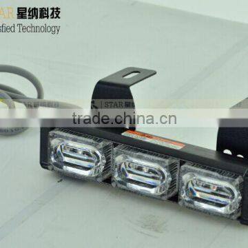 1W*9LED (9W) LED Flashing Strobe Lights 3 Mode Amber Indicator Lamps Bar Led Strong Strobe Light (XN189-1)