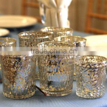 Mercury Glass Votive -4056