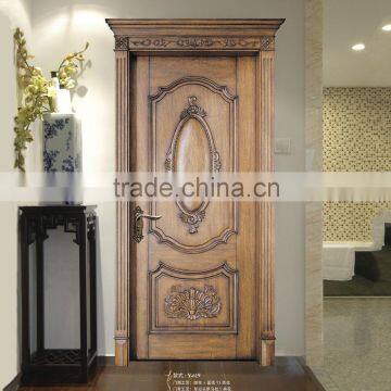 Simple Modern Easy Installation Fancy Wood Door Design photo-4
