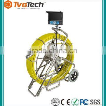 Underwater Pipe Inspection Camera With Meter Counter/Self-Leveling, 1/3-inch Sony CCD Sensor And 7-inch TFT Color LCD DVR