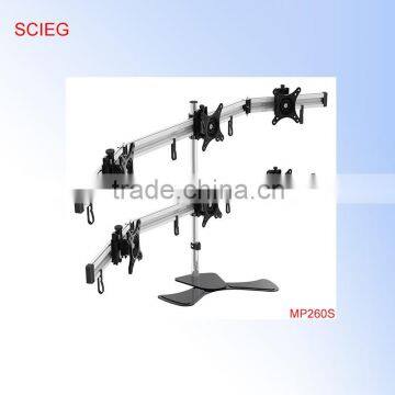 15"-24"laptop desk arm computer arm support lcd monitor flush mount