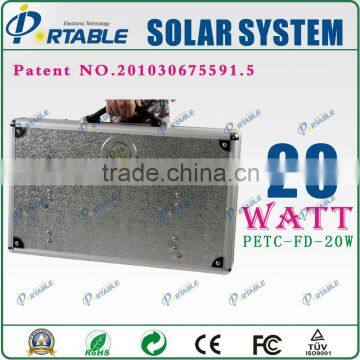 China 20W Portable Solar Power System Solar Batteries photo-2