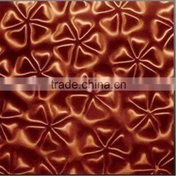 decorative Phantom 3D wall glass for TV background