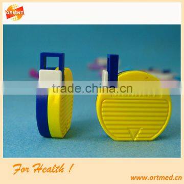 Yellow heel incision surgical test safety blood lancet for hospital