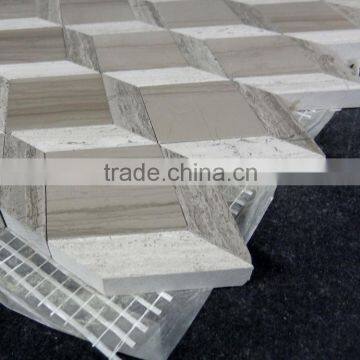 marble hexagon italy grey mosaic tile honing stone