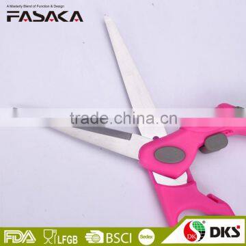 SS13011P -2016 New Style and Design 8" Stainless Steel Sewing Scissors With Colorful Plastich Handle photo-4