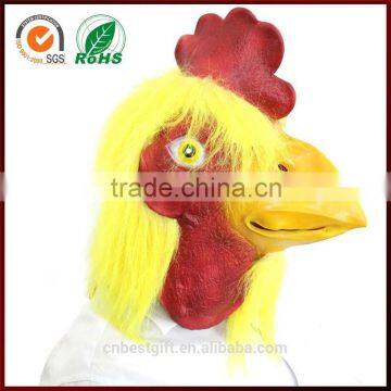 Famous American design rubber flying bird toy gift mask cock