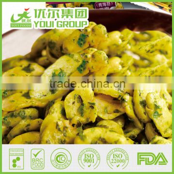 Bulk Packing Fried Broad Bean Snacks Seaweed Flavor Broad Bean Chips