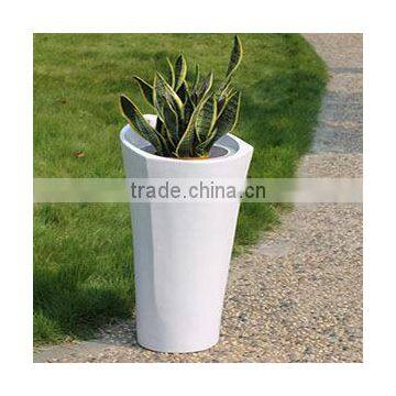 Hotel Use Luxury Pot Fashion Pots Fiberglass Plants Container and Flowers Pots Floating Bonsai