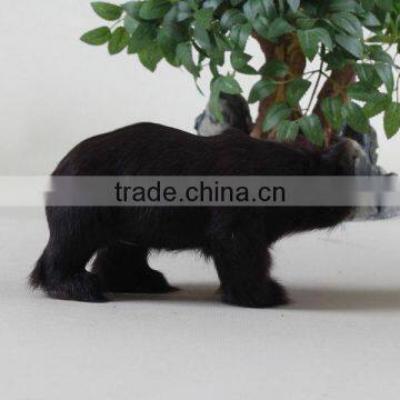 Realistic Stuffed Animals Real Fur Polar Bear photo-6