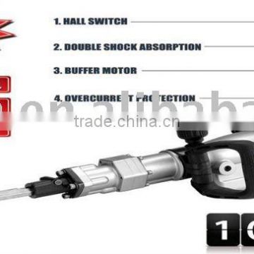 55mm,1050W Professional Dustproof Switch Buffer Motor Demolition Breaker Hammer Drill