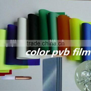 quality colored pvb film / interlayer