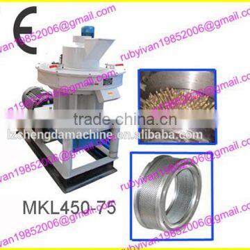 verticial ring die automatic lubricating system 45kw 400mm matrix wood pellet