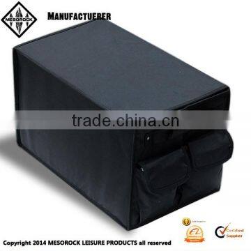 Heavy Duty Design Collapsible and Folding Backseat Organizer Black Folding Trunk Organizer photo-3