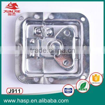 Flight case recessed butterfly latch padlock