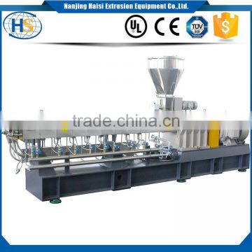 PVC compound calcium carbonate plastic granules twin screw extruder