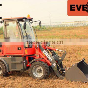 EVERUN neue ER08 0.8 Tonne Landwirtschaft Mini Radlader/Hoflader ZL Hydrostatik