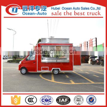 mini 4x2 Euro V gasoline food truck for sale