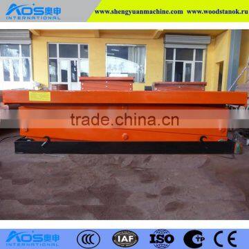 3Tons Capacity 5m Height Stationary Scissor Goods Lift With Big Platform 6*3m photo-5