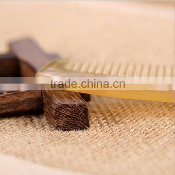 Handmade Craft Horn Comb for Hair Natural Healthy Massage Smoothing Hair Brush for Exquisite Gift