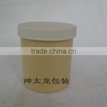 Plastic cosmetics cream empty jar