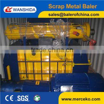 Push Out Scrap Metal Balers Compactor Machine