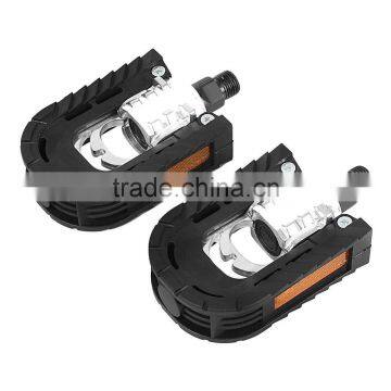 2PCS Ultralight Bike Bicycle Pedals MTB Aluminum Alloy Bearing Non-slip Folding Black Pedals Bike Accessories Parts photo-2