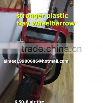 Austria Market Heavy Duty Plastic Wheelbarrow 100L photo-3