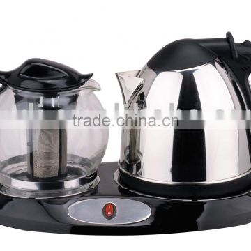 1.2L Stainless Steel Electric Tea Kettle Set