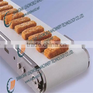 width adjustable international food grade curve conveyor system