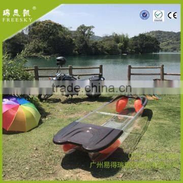 2 Person Ocean Clear Kayak Transparent With Seat &Paddle photo-2