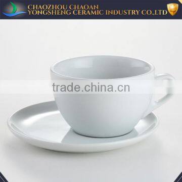 Manufacturer Supplier porcelain cup saucer white for wholesales