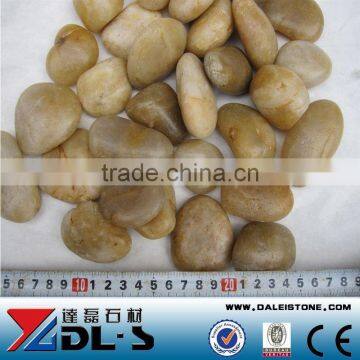 Natural yellow pebble stone