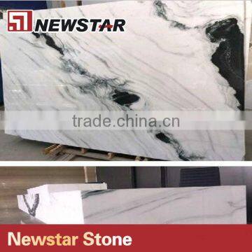 White marble slabs veins stone panel bookmatched marble slab