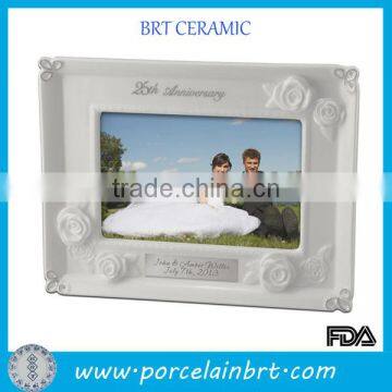 The Wedding Celebrating Ceramic Photo Frame