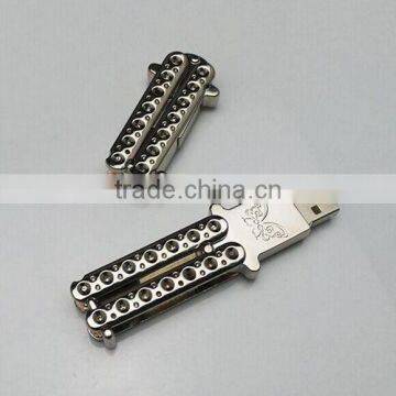 Newest Products , Metal Butterfly Knife USB 2.0/3.0 16gb,32gb,64,gb Usb Flash Drive for a Gift photo-4